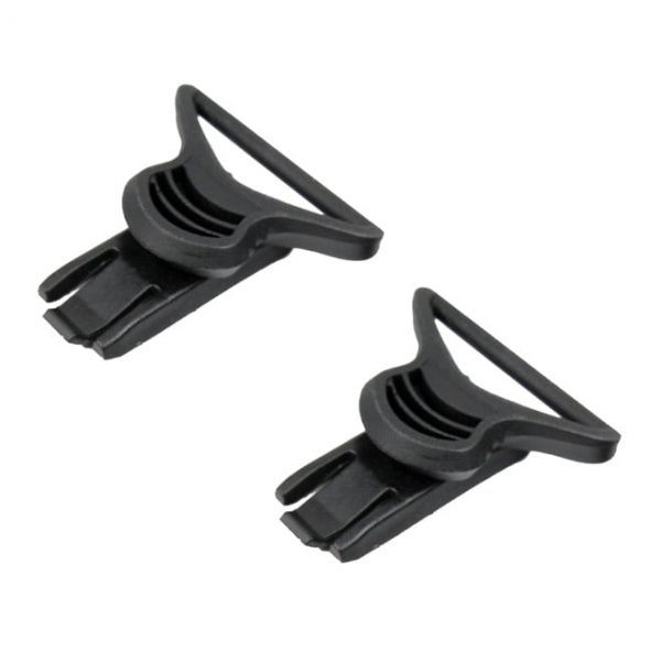 36mm Black Helmet Rail System Goggle Swivel Clips