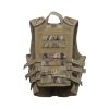 Tactical vest featuring a Multicam camouflage pattern and adjustable straps.