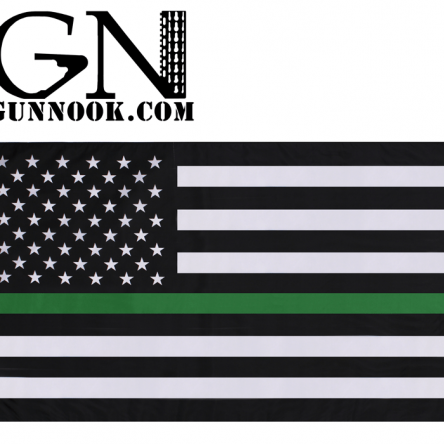 U.S. Thin Green Line American Flag
