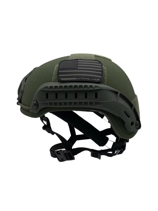 GunNook OD ACH-505-S Ballistic Helmet – High Cut ACH/MICH 2001 MADE IN US