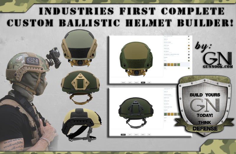 GunNook's Custom Ballistic Helmet Builder