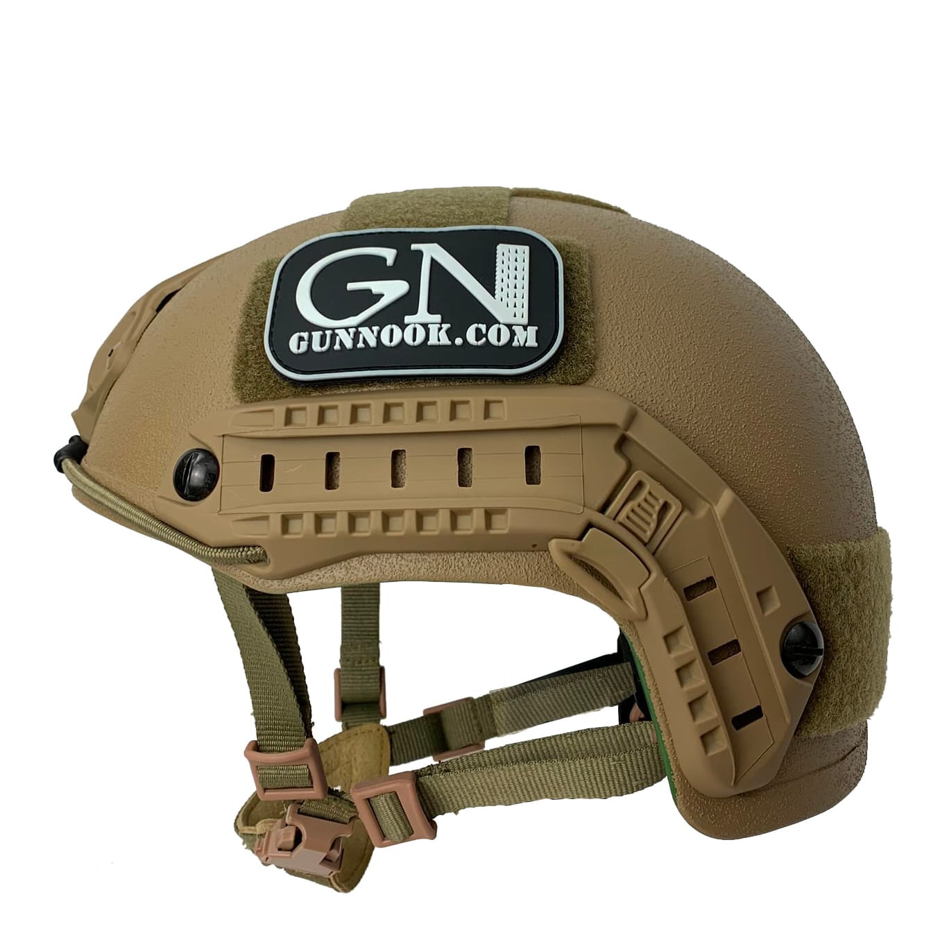 Standard Ballistic Helmet (SBH) - Coyote Brown Shell NIJ IIIA - Image 8