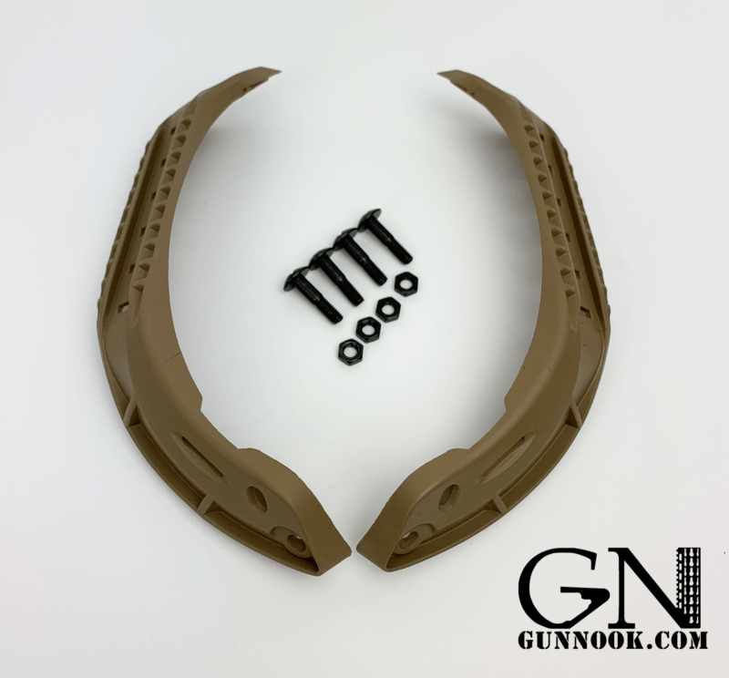 Mich Helmet Rails GunNook TYPE I Helmet Rails for MICH/ACH LWH Helmets