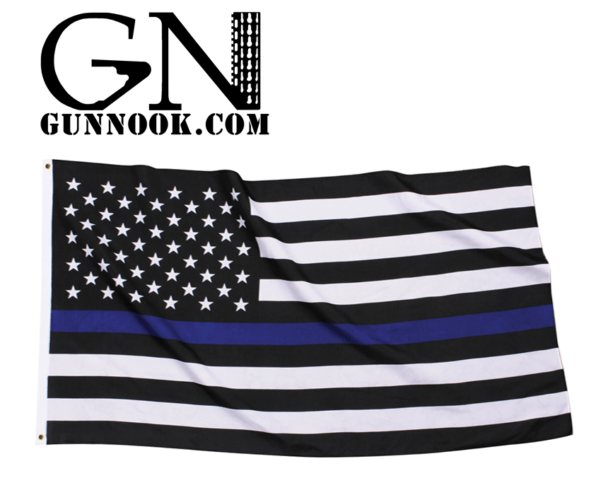 GunNook Thin Blue Line American Flag